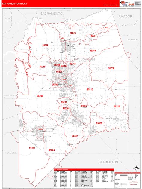 san joaquin zip codes.